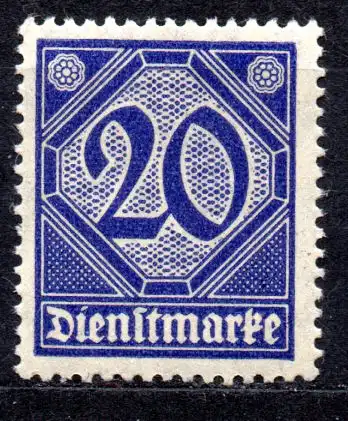 Deutsches Reich, Dienstmarke Mi-Nr. 26 **, Dienstmarken für alle Länder
