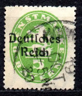 Deutsches Reich, Dienstmarke Mi-Nr. 34 gest., 