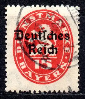 Deutsches Reich, Dienstmarke Mi-Nr. 36 gest., 