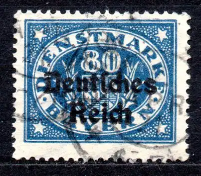 Deutsches Reich, Dienstmarke Mi-Nr. 44 gest., 