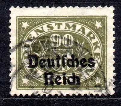 Deutsches Reich, Dienstmarke Mi-Nr. 45 gest., 