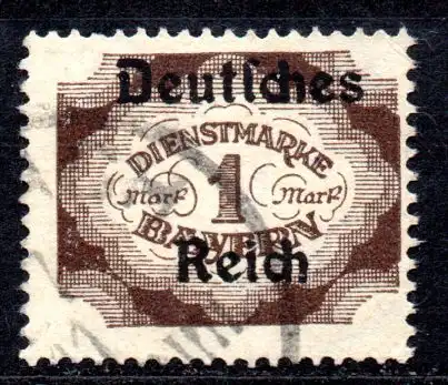 Deutsches Reich, Dienstmarke Mi-Nr. 46 gest., 