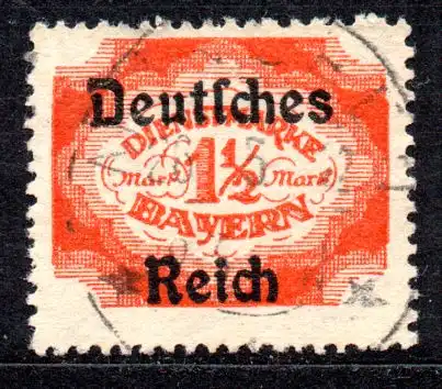 Deutsches Reich, Dienstmarke Mi-Nr. 48 gest., 