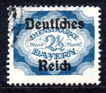 Deutsches Reich, Dienstmarke Mi-Nr. 49 gest., 