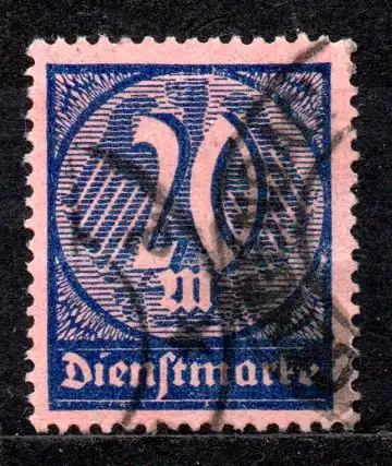Deutsches Reich, Dienstmarke Mi-Nr. 72 gest., 