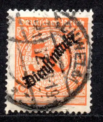 Deutsches Reich, Dienstmarke Mi-Nr. 103 gest., 