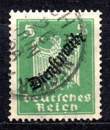 Deutsches Reich, Dienstmarke Mi-Nr. 106 gest., 