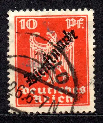 Deutsches Reich, Dienstmarke Mi-Nr. 106 gest., 