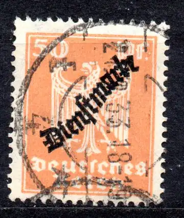 Deutsches Reich, Dienstmarke Mi-Nr. 111 gest., 