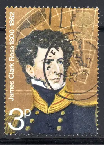Großbritannien, Mi-Nr. 590 gest., Polarforscher James Clark Ross