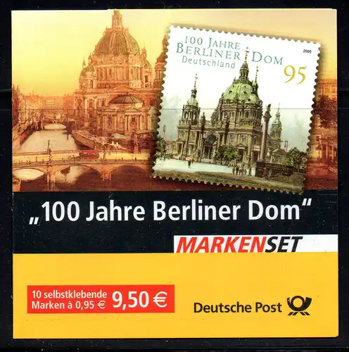 BRD, Markenheftchen MH Mi-Nr. 57 Ersttagsstempel, 100 Jahre Berliner Dom
