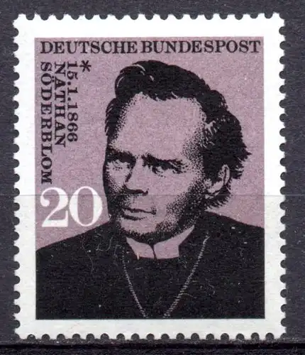 BRD, Mi-Nr. 504 **, 100. Geburtstag von Nathan Söderblom