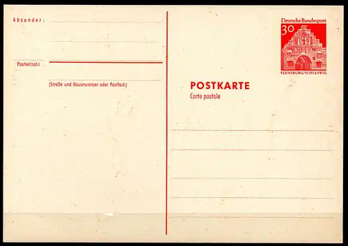 BRD, Postkarte Mi-Nr. P 93 ungebraucht, Deutsche Bauwerke 30 Pf