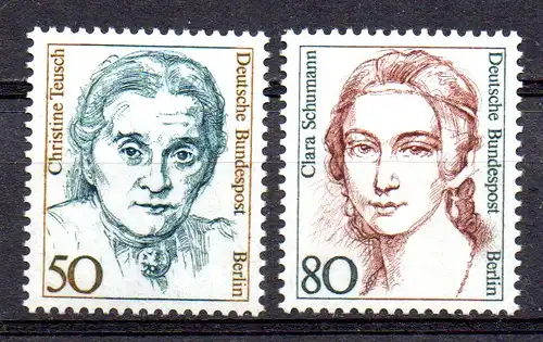 Berlin, Mi-Nr. 770 - 771 **, kompl., Frauen der deutschen Geschichte