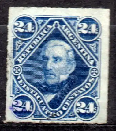 Argentinien, Mi-Nr. 35 gest., Persönlichkeiten