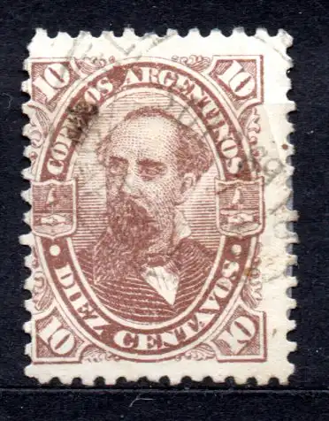 Argentinien, Mi-Nr. 56 gest., Persönlichkeiten