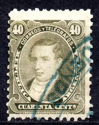 Argentinien, Mi-Nr. 72 gest., Persönlichkeiten