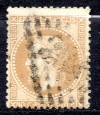 Frankreich, Mi-Nr. 27 gest., Kaiser Napoleon III.