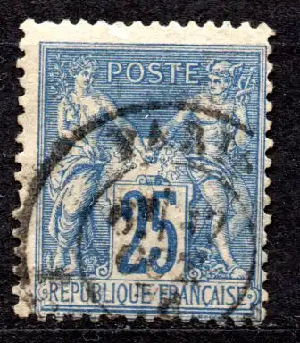 Frankreich, Mi-Nr. 63 II gest., Allegorien