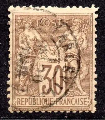 Frankreich, Mi-Nr. 64 I gest., Allegorien