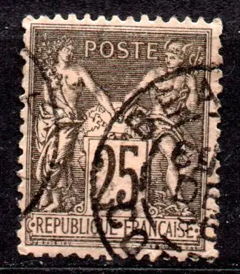 Frankreich, Mi-Nr. 80 gest., Allegorien