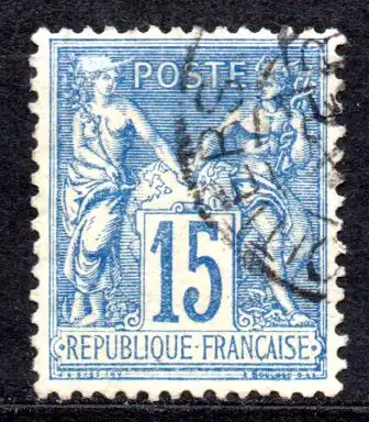 Frankreich, Mi-Nr. 83 gest., Allegorien