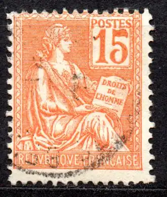 Frankreich, Mi-Nr. 92 gest., allegorische Darstellung