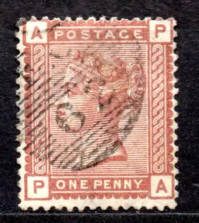 Großbritannien, Mi-Nr. 56 gest., Königin Viktoria