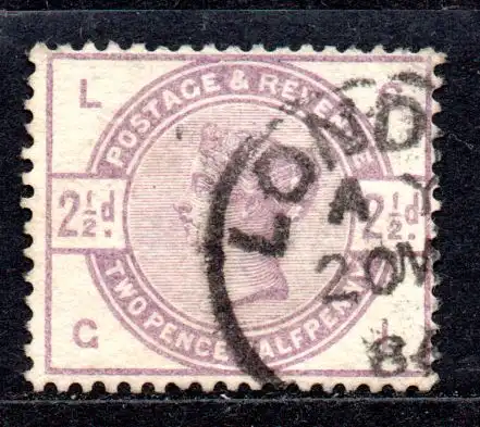 Großbritannien, Mi-Nr. 75 gest., Königin Viktoria