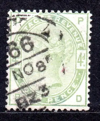 Großbritannien, Mi-Nr. 77 gest., Königin Viktoria