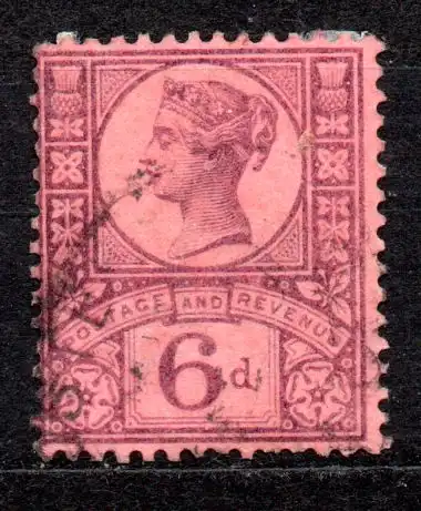 Großbritannien, Mi-Nr. 94 gest., Königin Viktoria