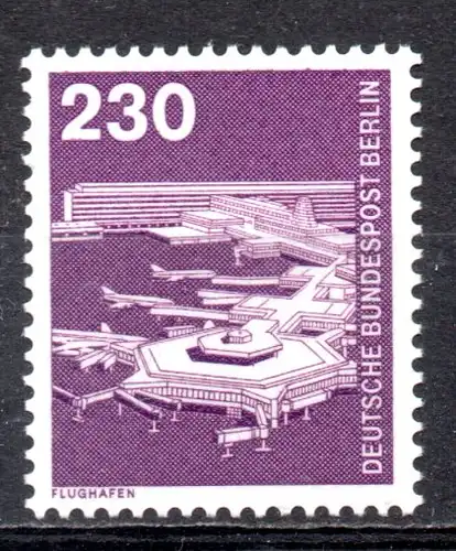 Berlin, Mi-Nr. 586 **, DS Industrie und Technik - Flughafen Frankfurt