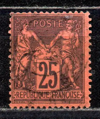 Frankreich, Mi-Nr. 74 gest., Allegorien