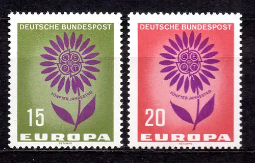BRD, Mi-Nr. 445 - 446 **, kompl., Europa CEPT 1964