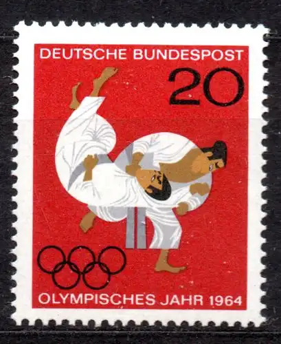 BRD, Mi-Nr. 451 **, Olympische Sommerspiele Tokio 1964