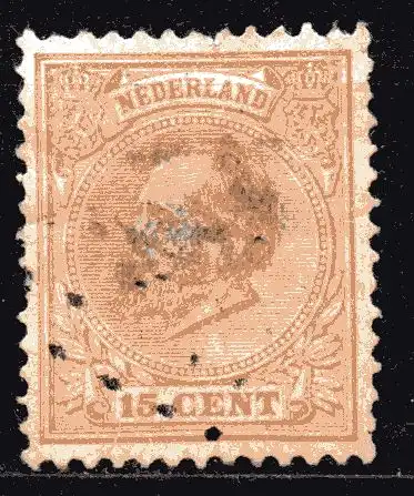 Niederlande, Mi-Nr. 23 G gest., König Willem III.