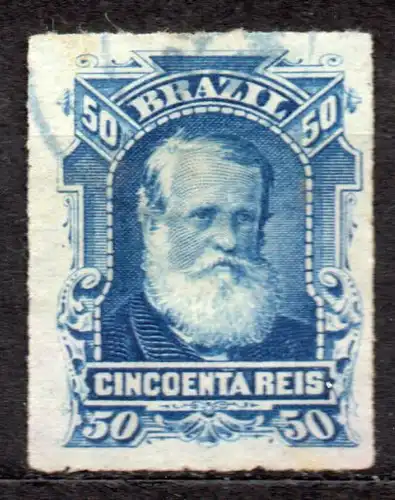 Brasilien, Mi-Nr. 40 gest., Kaiser Pedro II.