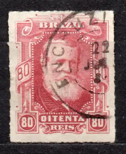 Brasilien, Mi-Nr. 41 gest., Kaiser Pedro II.