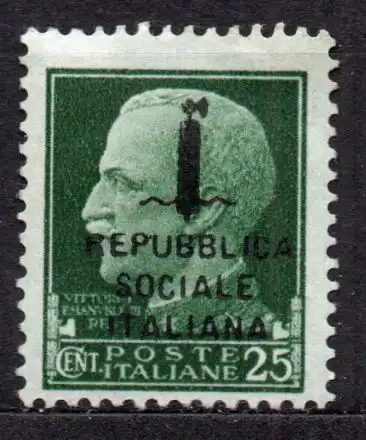 Italien, Mi-Nr. 642 *, Freimarke "Serie Imperiale"