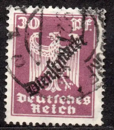 Deutsches Reich, Dienstmarke Mi-Nr. 109 gest., 