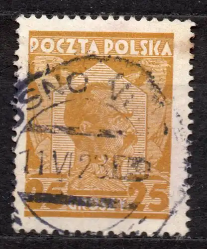 Polen, Mi-Nr. 253 gest., Jozef Pilsudski + Jozef Bem