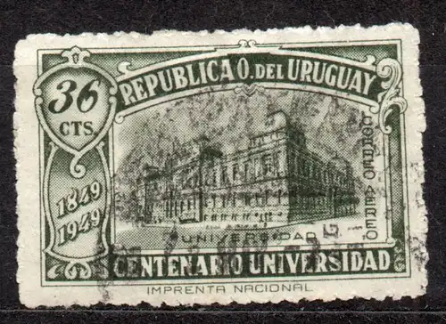 Uruguay, Mi-Nr. 750 gest., 100 Jahre Universität Montevideo