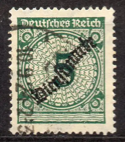 Deutsches Reich, Dienstmarke Mi-Nr. 100 gest., 
