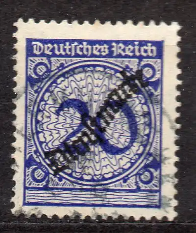 Deutsches Reich, Dienstmarke Mi-Nr. 102 gest., 