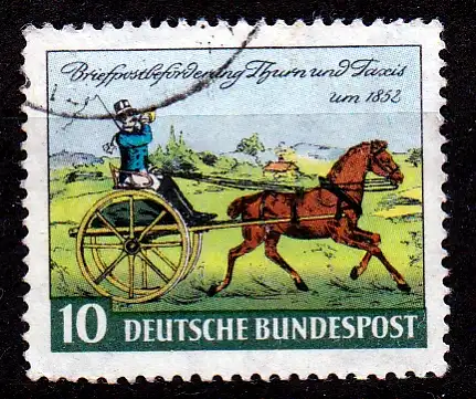 BRD, Mi-Nr. 160 gest., Tag der Briefmarke