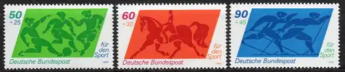 BRD, Mi-Nr. 1046 - 1048 **, kompl., Sporthilfe