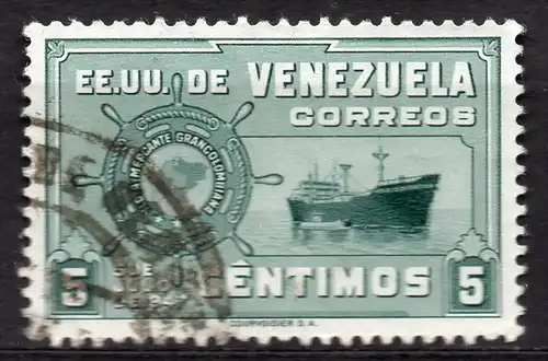 Venezuela, Mi-Nr. 734 gest., Frachtschiff