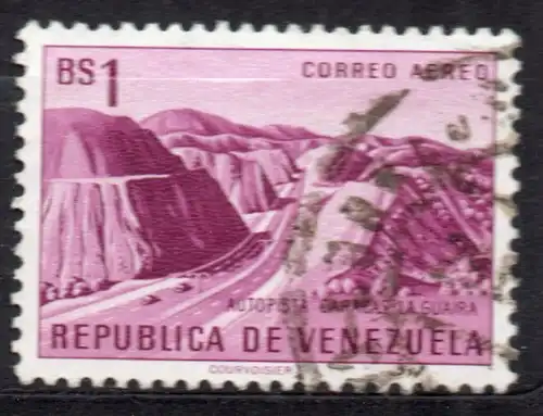 Venezuela, Mi-Nr. 1140 gest., Straße von Caracas nach La Guaira