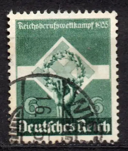 Deutsches Reich, Mi-Nr. 571 gest., Reichsberufswettkampf