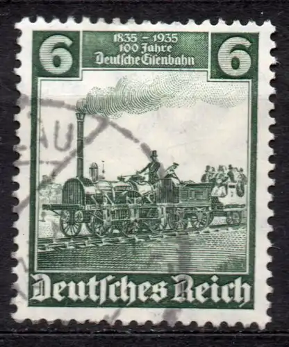 Deutsches Reich, Mi-Nr. 580 gest., 100 Jahre Deutsche Eisenbahn